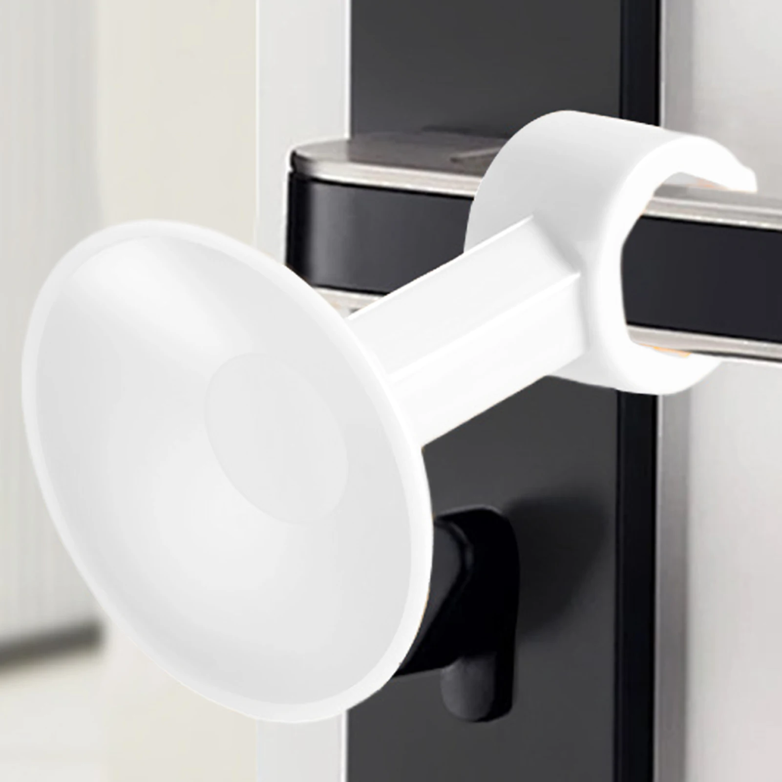 High Quality 5 Colors Silicone Door Stopper Handle Punch Free Bumper Anti-collision Buffer Guard For Door Handle Bar 1PC J3