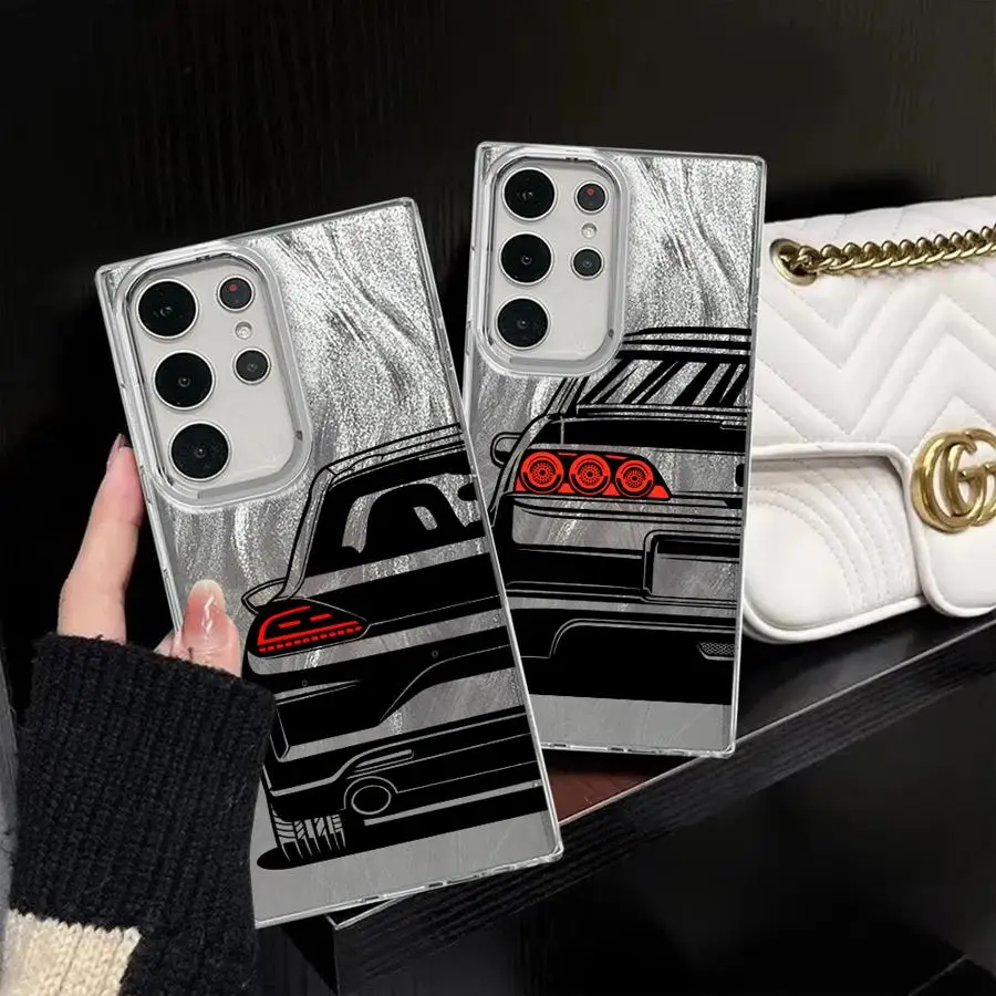 Custodia per auto di lusso cool per Samsung Galaxy S21 + S25 Ultra S21 S20 FE S22 Plus S23 S20 FE S24Ultra Soft Shell
