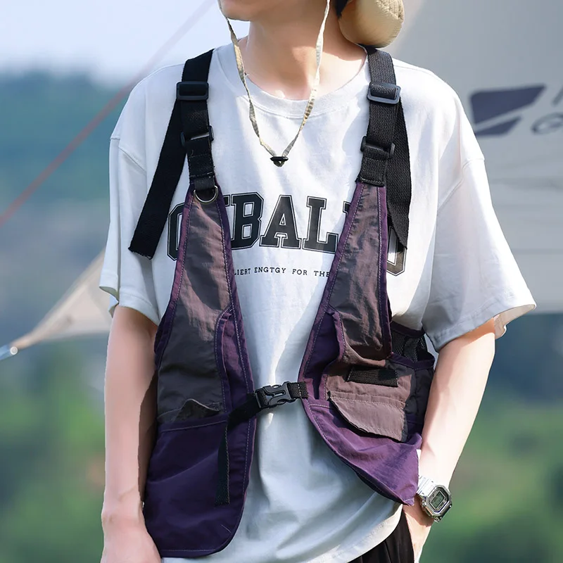 

Loose Fashionable Pocket Vest Fishing Jacket Men'S Outdoor Work Clothes Functional Vest Mesh Lightweight Breathable