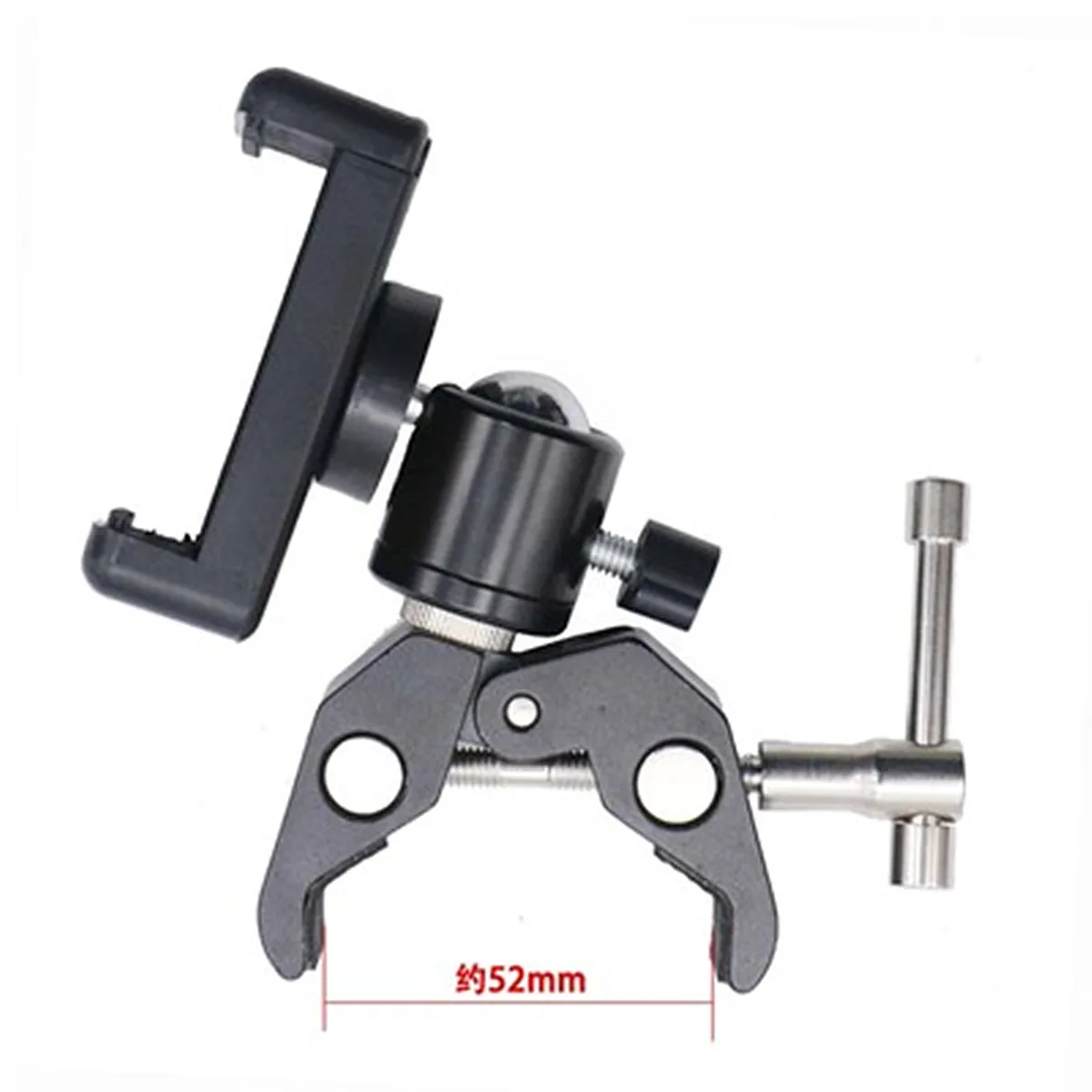 Center Bar Bracket Pole Clamp For Phone Holder Bracket Cradle GPS FOR Data Collector Total Staion