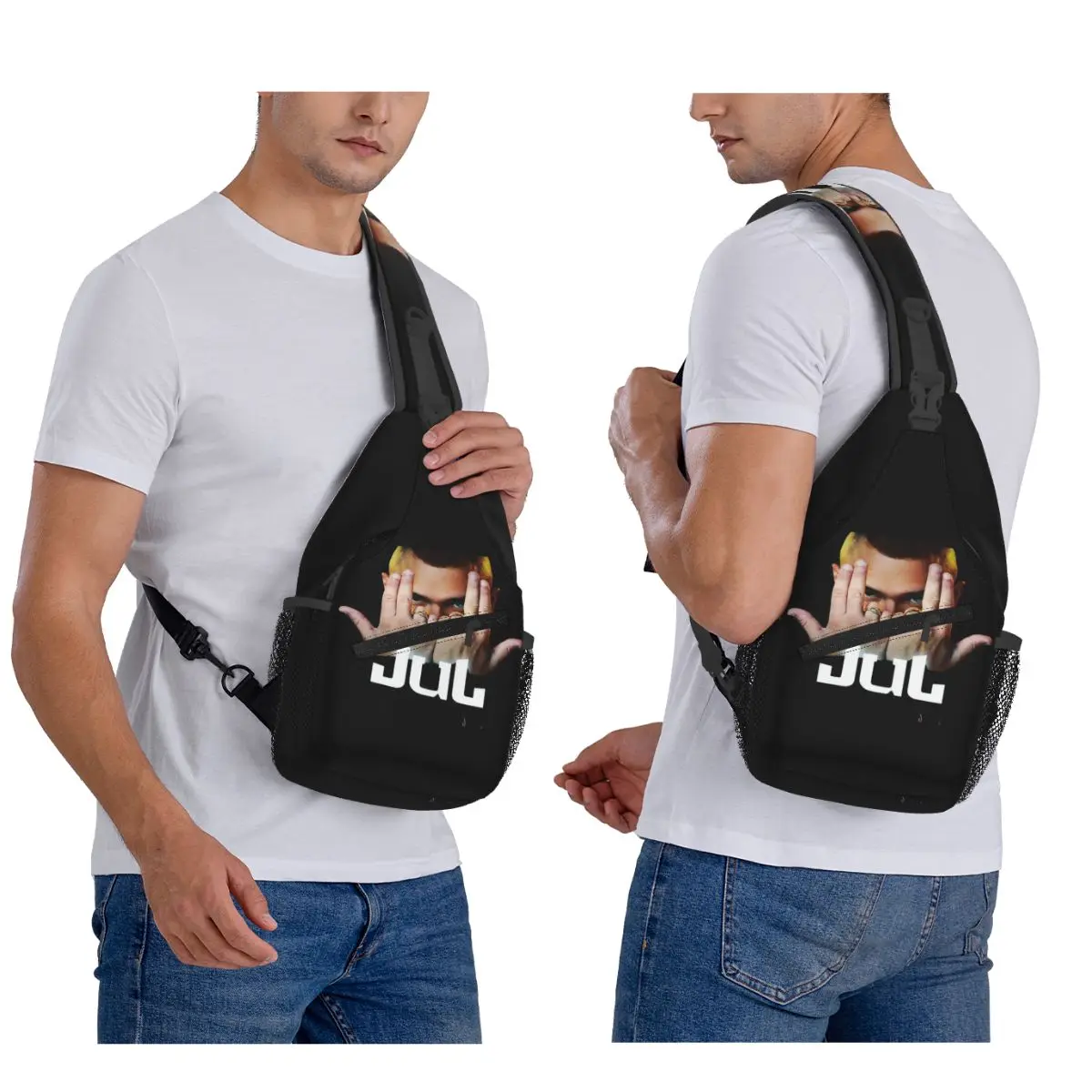 

Jul Chest Bag Men Sling Crossbody Backpack Chest Bag Travel Hiking Daypack Shoulder Bag