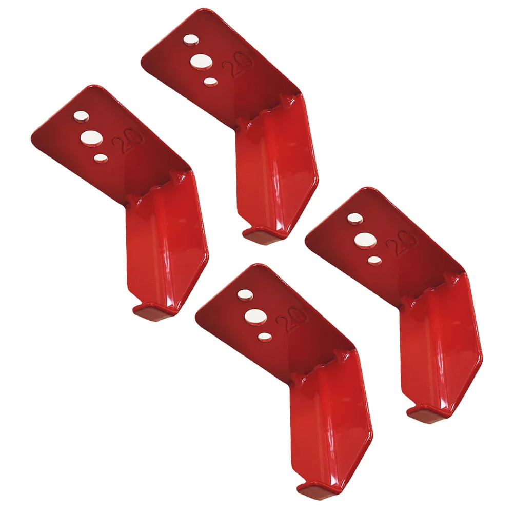 

Wire Holders for Cords Fire Extinguisher Wall Hooks Metal Mount Bracket Red Supplies Hanger