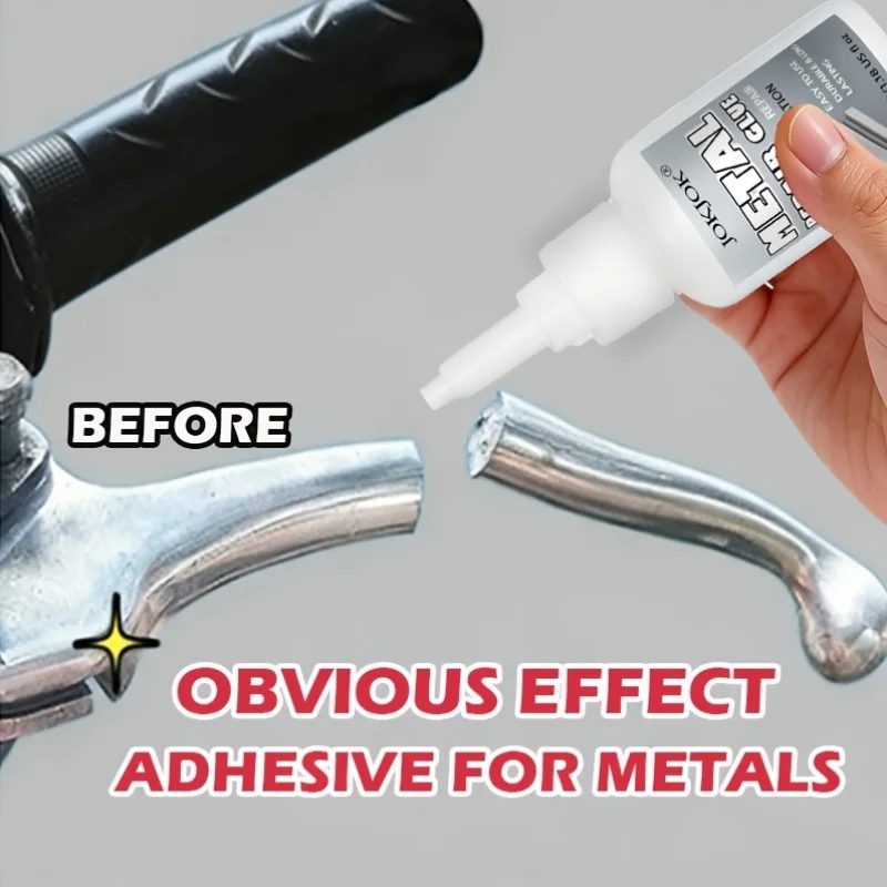 Metal Adhesive Glue For Metal Repair Strong Bond Heat Cold Resistant Household Tool Appliance Fixing 35ml