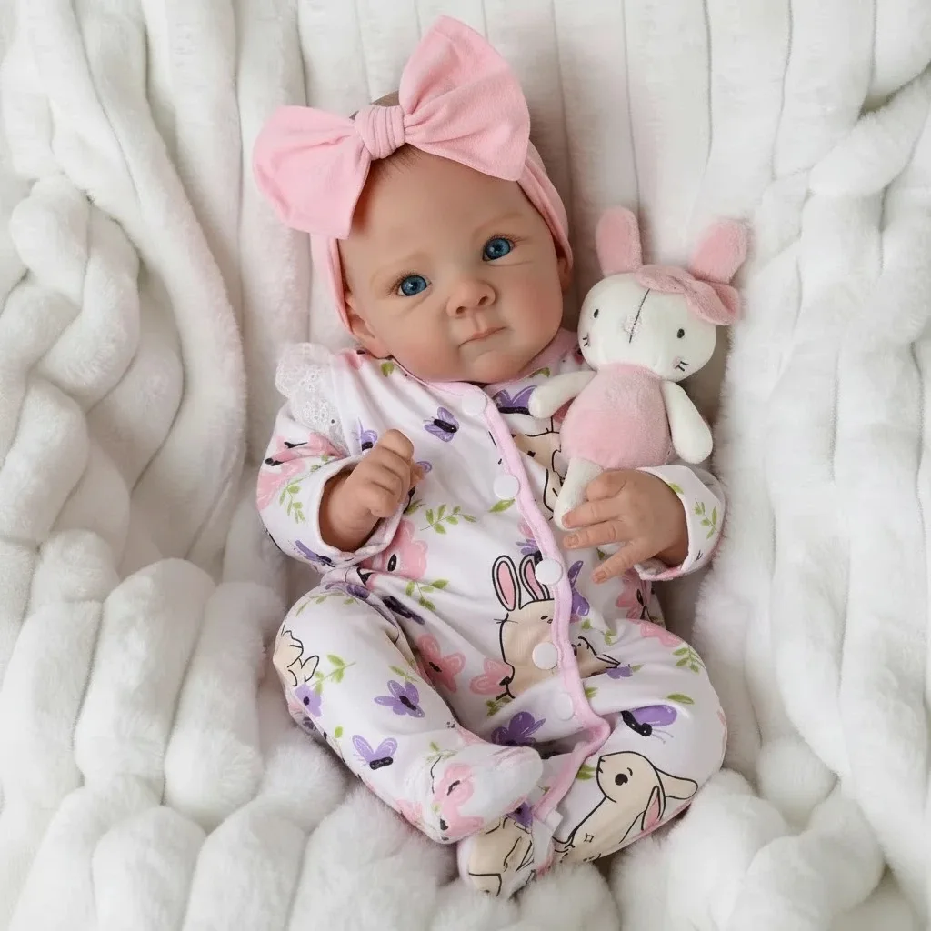 

19-дюймовая реалистичная кукла Бетти NPK - виниловое и тканевое тело, мягкая кукла-младенец с 3D-росписью кожи и видимыми венами, коллекционная игрушка