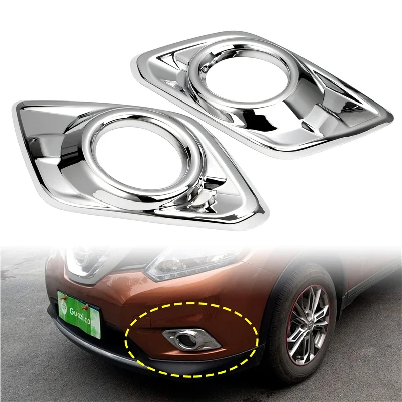 

Car Front Rear Fog Light Back Brake Lamp Cover for Nissan X-Trail X Trail T32 Rogue 2014-2016 Protector Trim Accessories