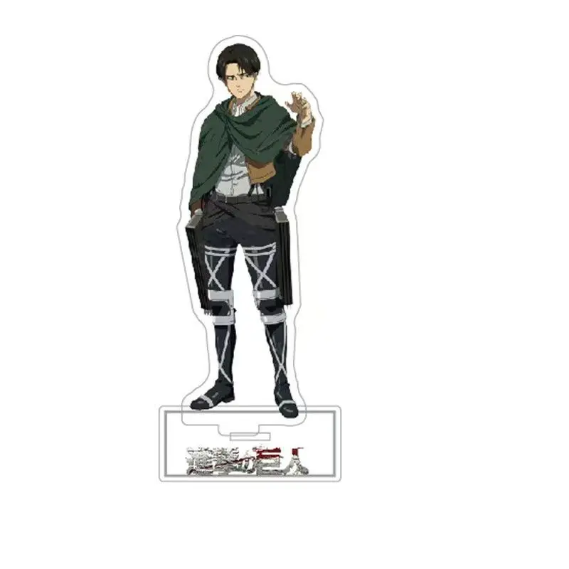 Attacking Giants Levi Figurine Acrylic Stand Hange Acrylic Ornaments Collectible Erwin Cosplay Prop Eren Cute Accessory Toys view 6