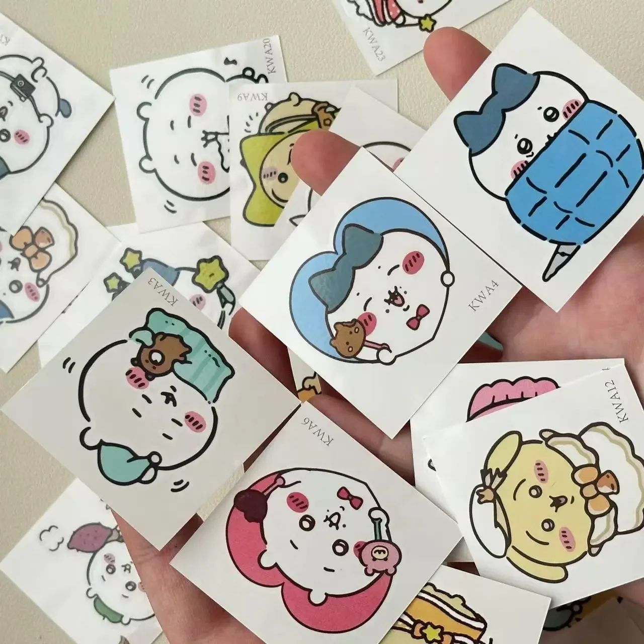 Temporary Tattoo Chiikawa Usagi Hachiware Waterproof Long Lasting Self Adhesive Kawaii Cute Anime Cartoon Arm Body Art Sticker