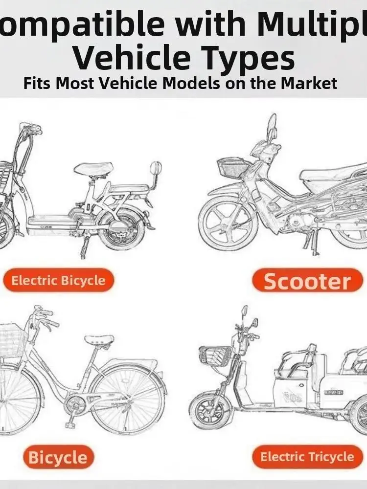 AliExpress NONE Easy To Install Large Cart Basket Universal Adjustable Bicycle Front Basket Metal Front and Rear Fixed Durable Backpack Storage