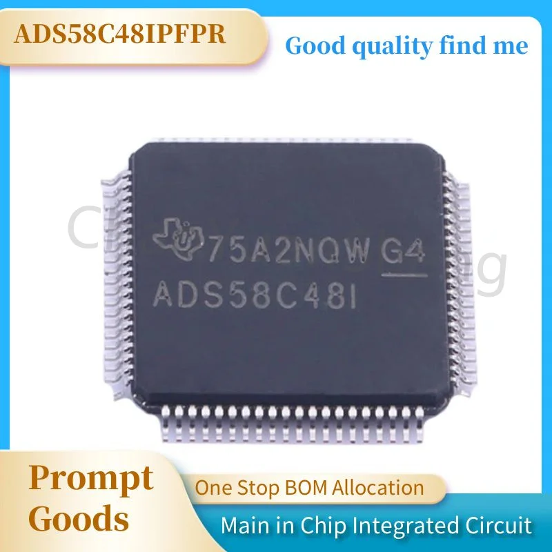 

original new ADS58C48IPFPR screen printing ADS58C48I HTQFP80 analog-to-digital converter IC