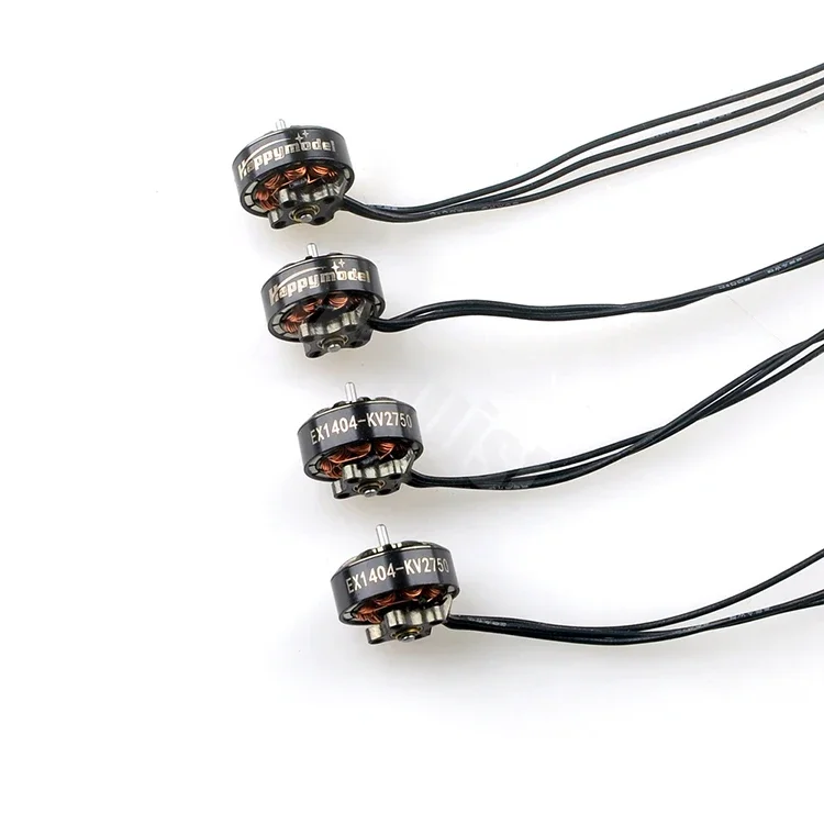 4PCS HappyModel EX1404 1404 KV4800 3S KV2750 KV3500 4S Brushless Motor 1.5mm for FPV Racing Crux35 Micro Long Range LR4 Drone