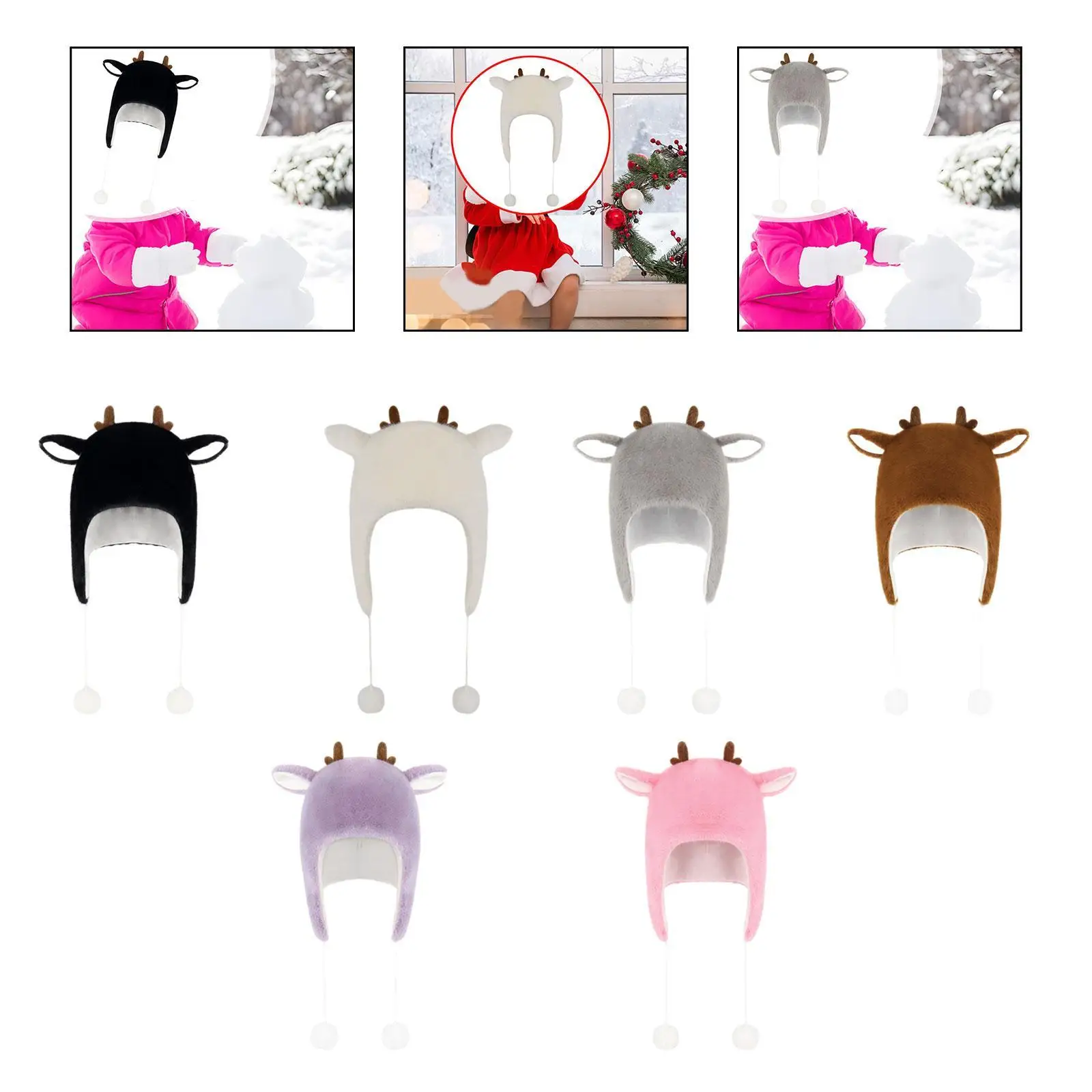 

Christmas Hat for Women Comfortable Decor Headwear for Stage Performance