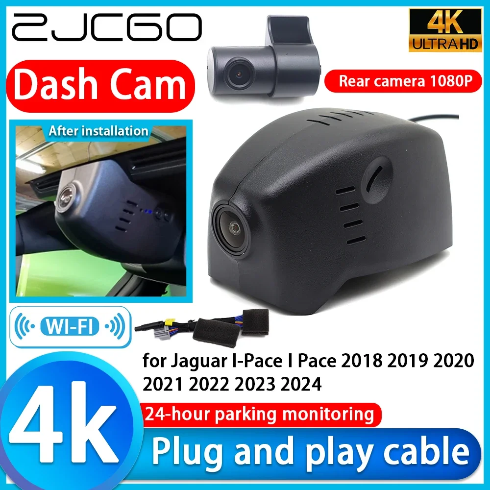 Video Recorder 4K UHD Plug and Play DVR Dash Cam for Jaguar I-Pace I Pace 2018 2019 2020 2021 2022 2023 2024