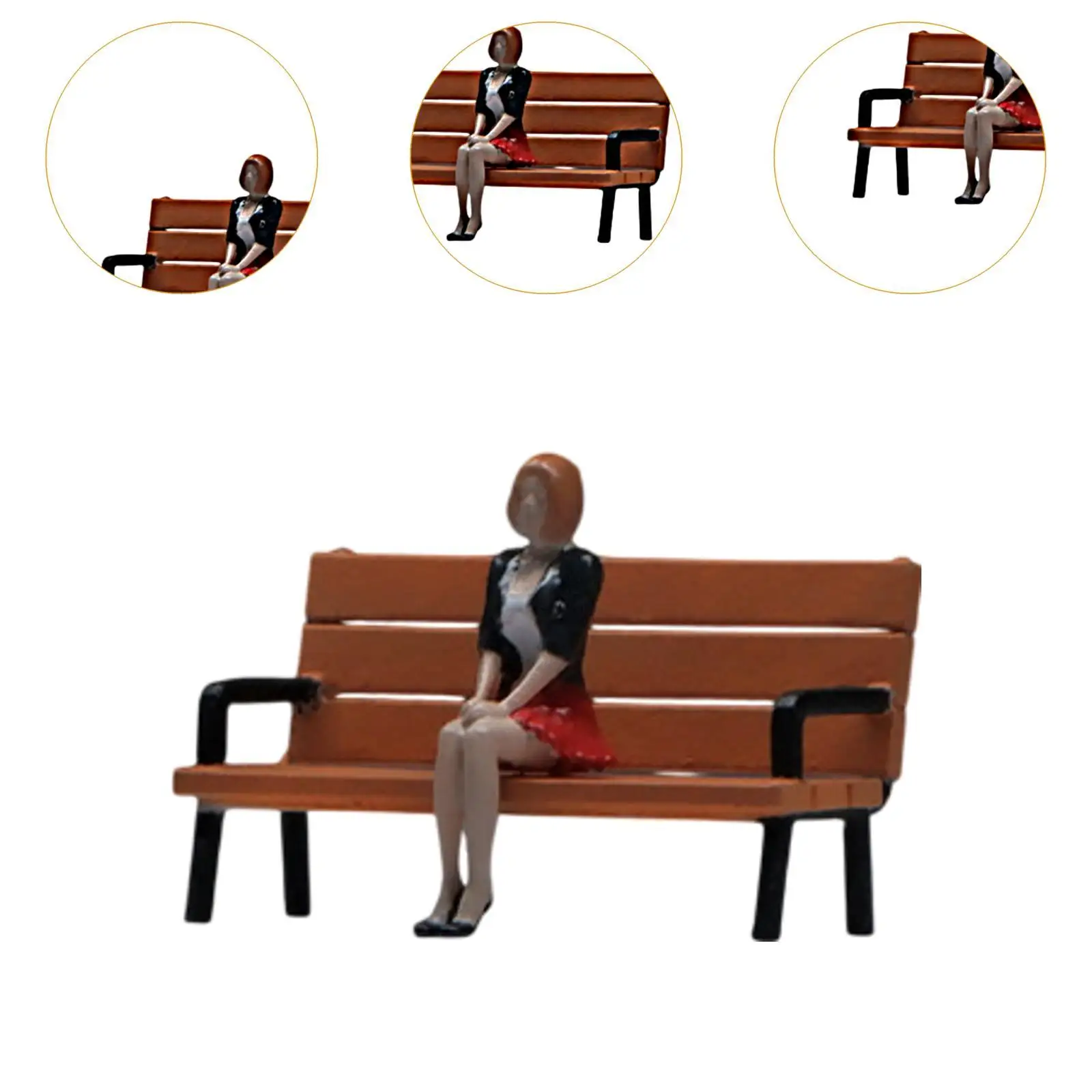 1/64 Beeldje Model Foto Props Diorama's Simulatie Beeldje Mini Mensen Model