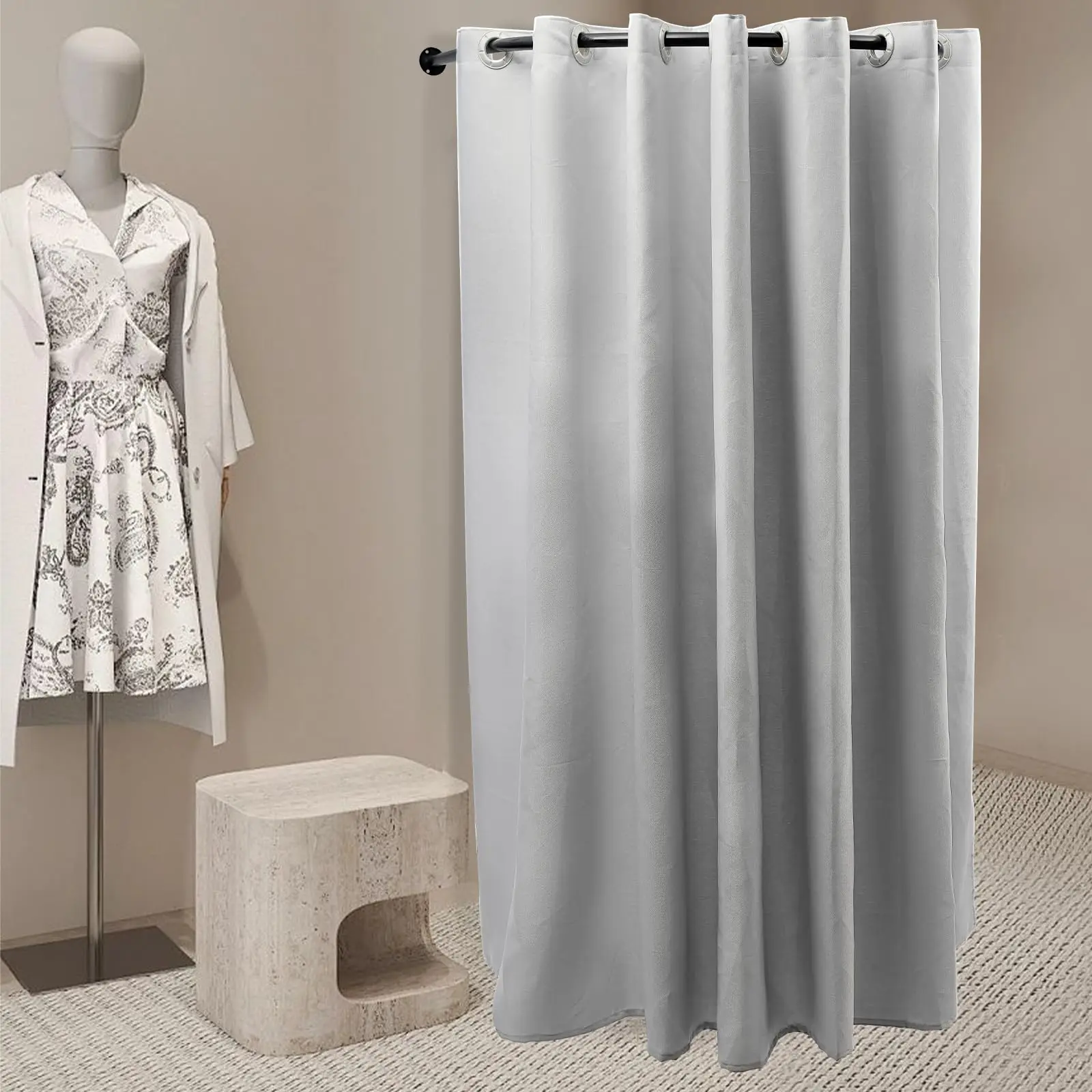 U-образная гардеробная, гардеробная для магазина одежды, угловая настенная защита конфиденциальности, раздевалка, используемая в торговых центах и выключении