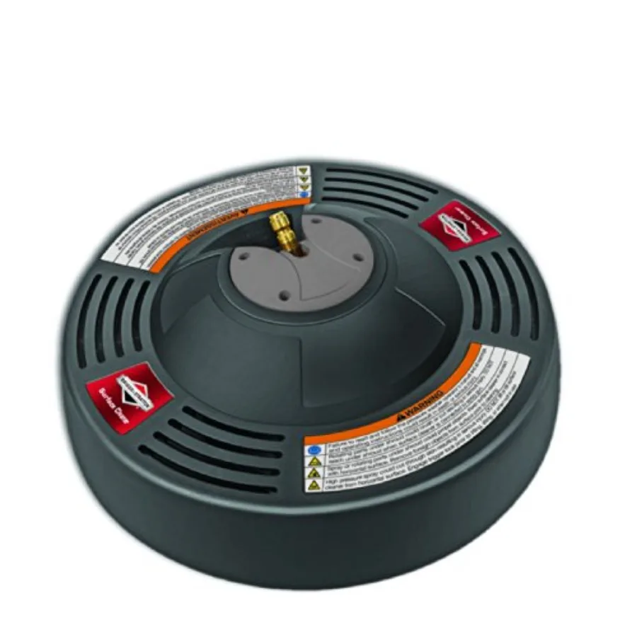 14 inch Rotating Surface Cleaner for Gas Pressure Washers with Quick Connect Wands and Dome Shape Cover Black