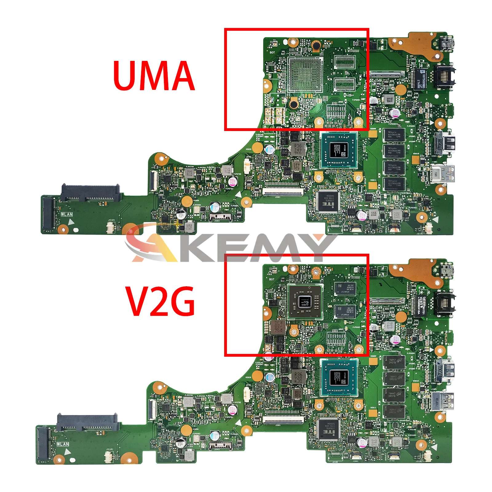 AKEMY E402BA Mainboard E402BP L402BP L402BA X402BP F402BA F402BP L402BP E2-9000 A6-9200 A9-9420 CPU 2G/4G/8G-RAM