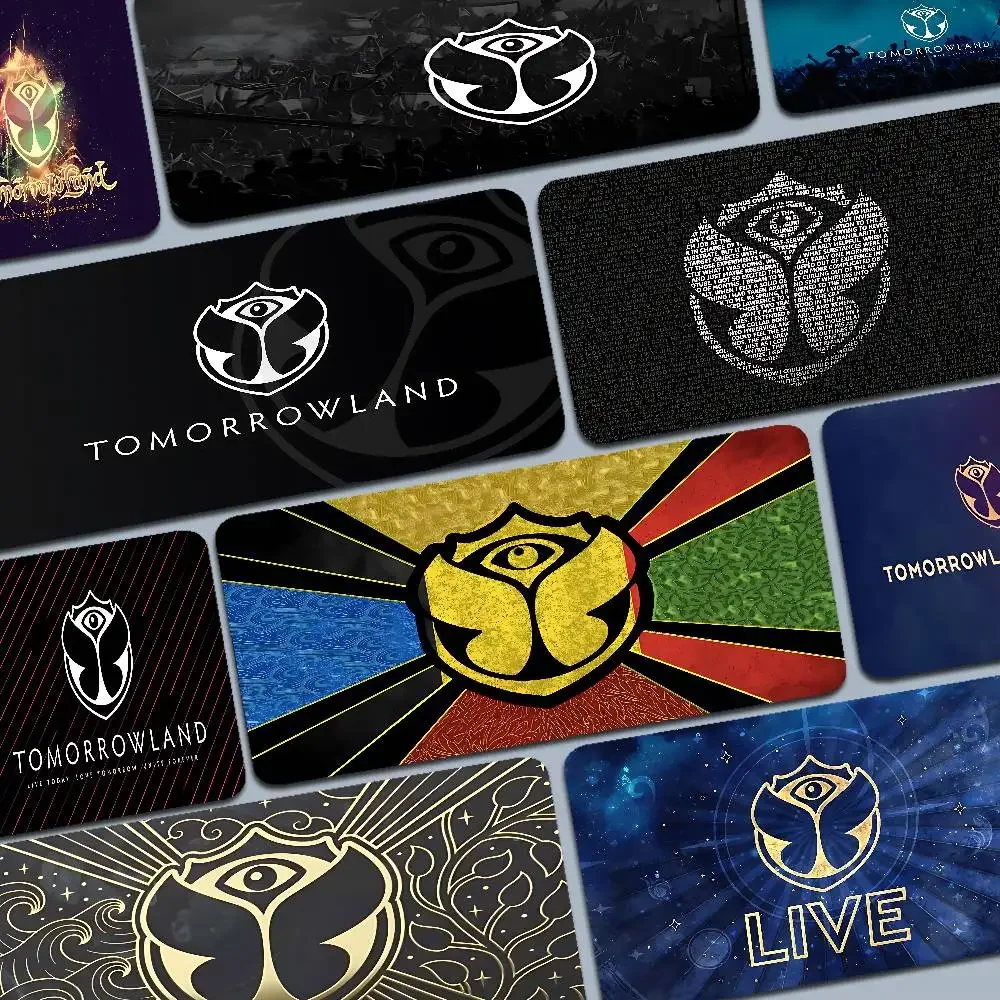 T-Tomorrowlands Music Logo INS Tide Large Table Mat Student Mousepad Gamer Computer Keyboard Pad Games Pad For PC Computer Table