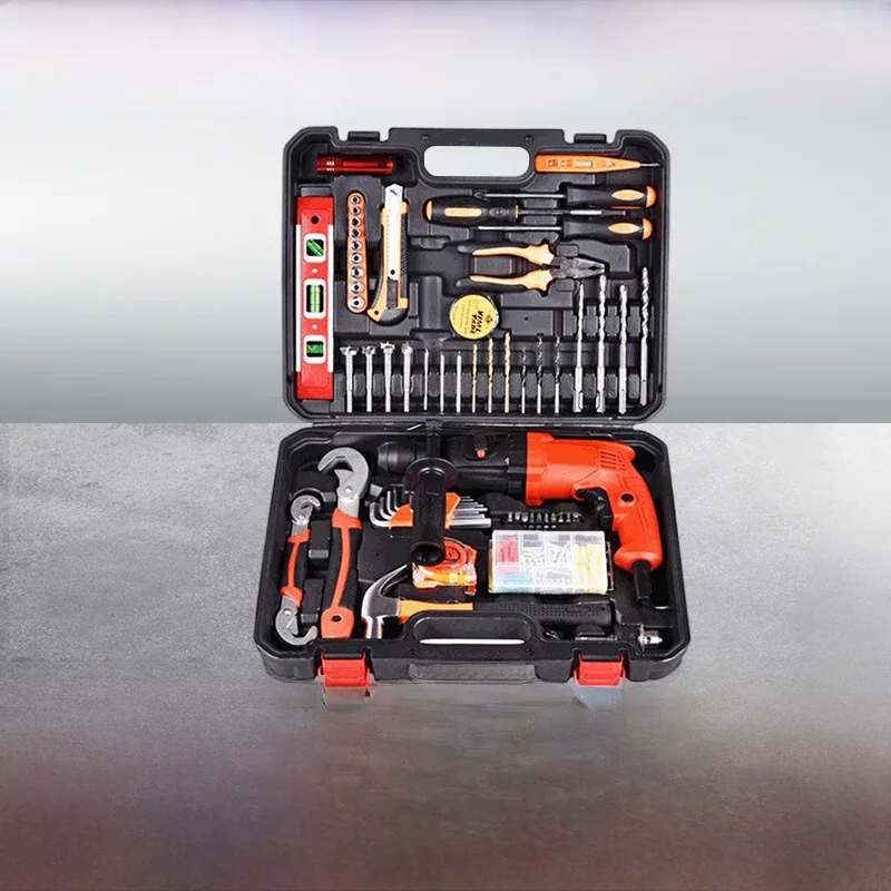 

Набор инструментов Handyman Набор для обслуживания автомобиля Ручные инструменты Домашний комбинированный набор Хромованадиевая сталь Мини-электрический молоток Универсальный...