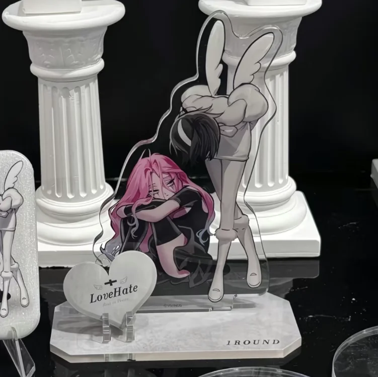 イヴァン・ティル・ミジ エイリアンステージ アニメ周辺機器 CP ダブルスタンディングアクリル クリエイティブオーナメントデコレーション かわいいファン 誕生日プレゼント