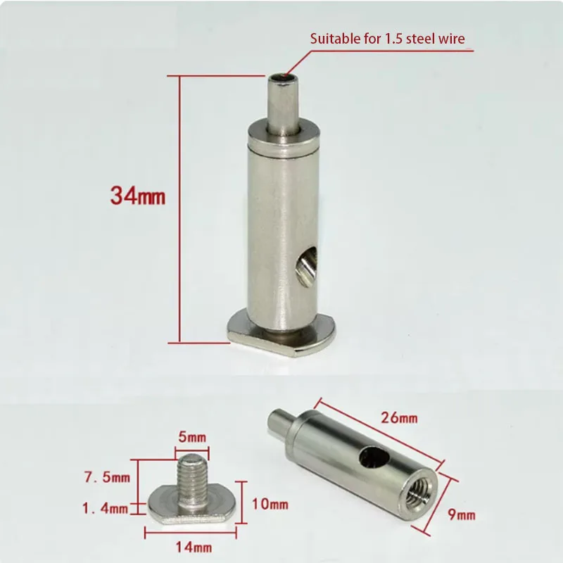 Lights Lifter Copper Material, Light Fixture Sling Retractable Steel Cable Lock Pull Head Down Adjustment Safety Rope