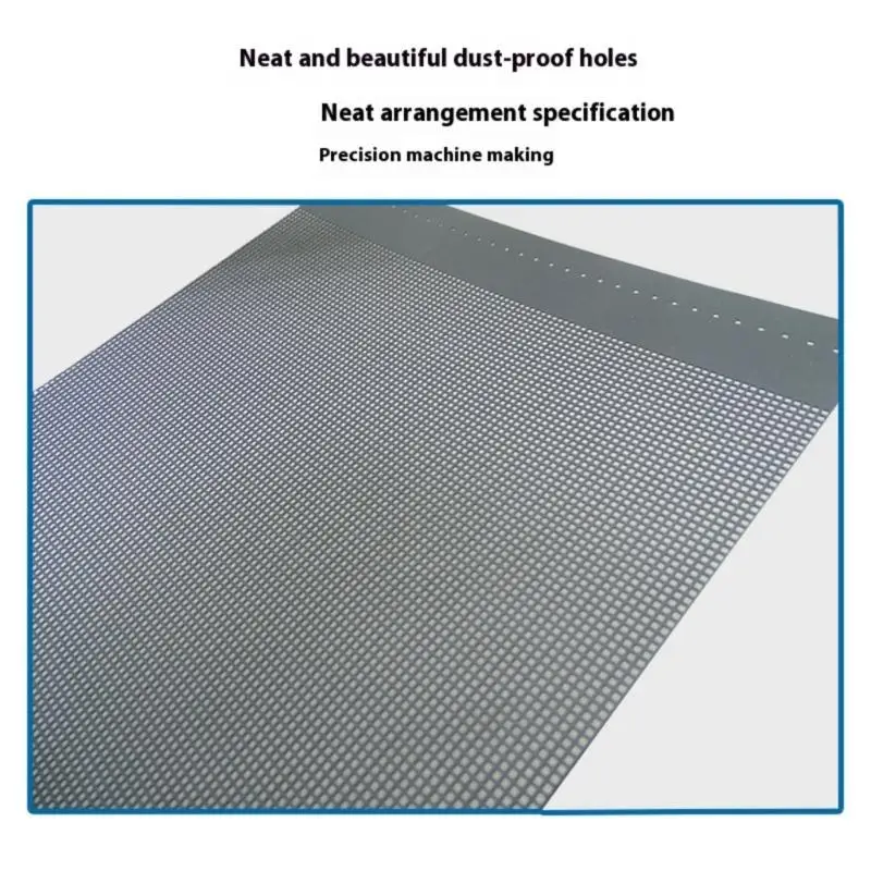 31BA 35x100cm PC-behuizing Stofgaasfilter PVC Stofdicht Plastic Stoffilterdeksel PC