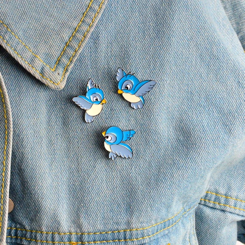 Animation Kingdom Unicorn Enamel Pin Fawn Horse Birds Elephant Custom Badge for Bag Lapel Brooch Clothes Animal Gift for Friend