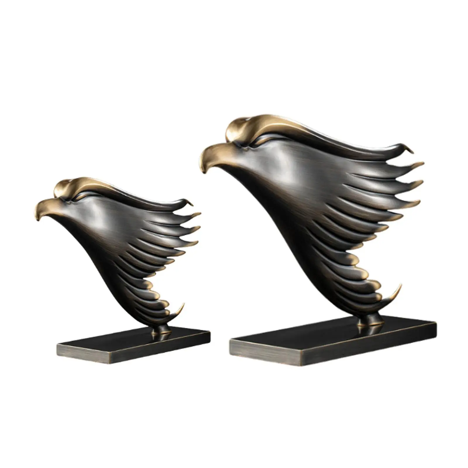 

Eagle Sculpture Wine Bottle Stand Desktop Ornament for Entrance Shelf Bar