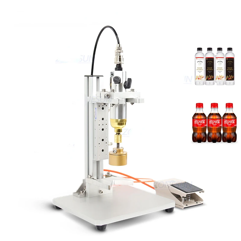 ZS-XGPZ1 Semi-automatic Full Pneumatic Desktop Plastic Bottle Cap Tightener