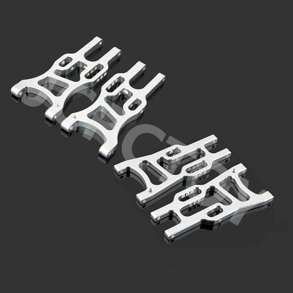 RC 106019(06011) 106021(06022) Aluminum Front/Rear Lower Suspension Arm For 1/10 HSP 94105 94106 94107 94170 Buggy Upgrade Parts