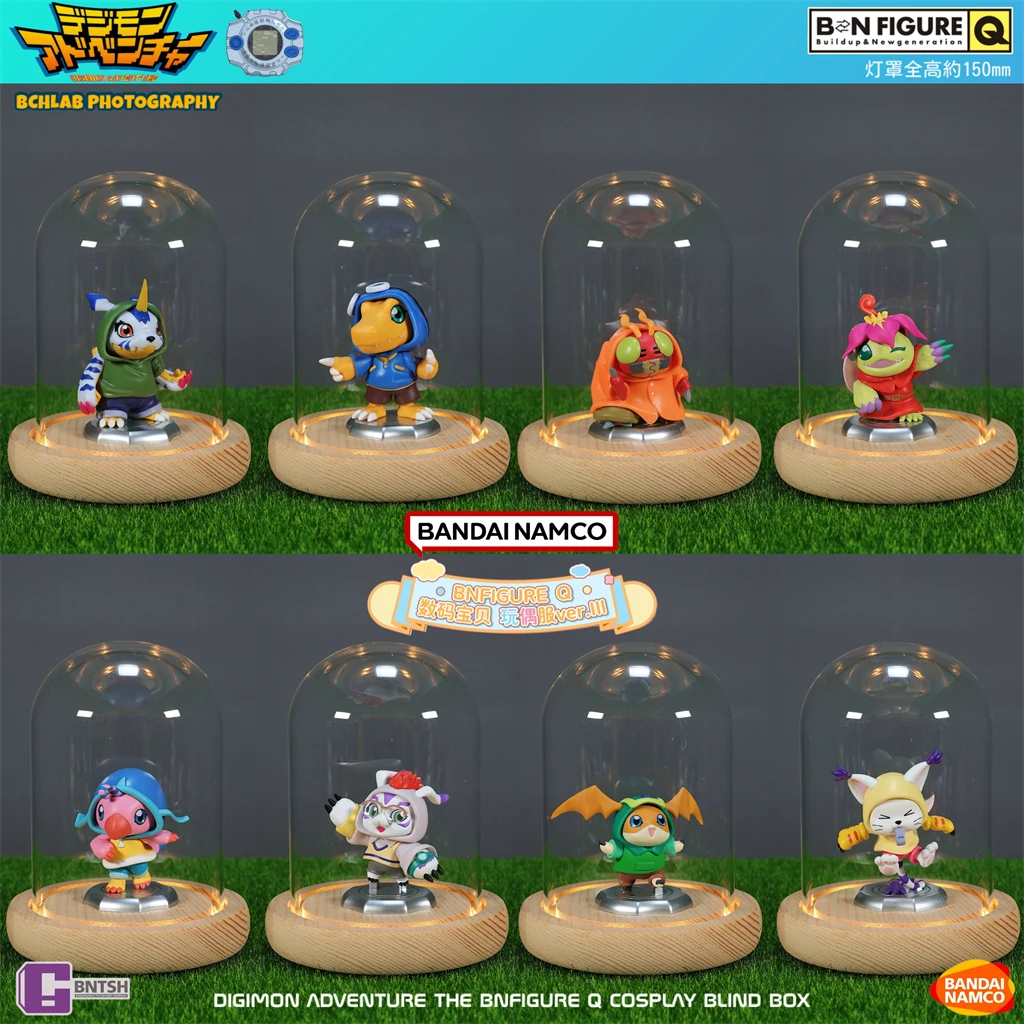 In Stock Digimon Adventure Third 03 Series Blind Box Toy Doll Cute Kawaii Anime Figure Agumon Gabumon Patamon Tailmon Tentomon