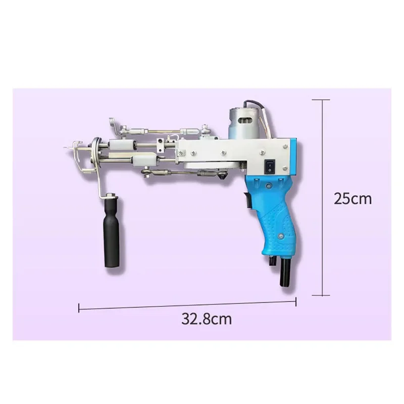 Electric carpet tufting gun hand gun Carpet weaving flocking machines Loop Pile Cut pile