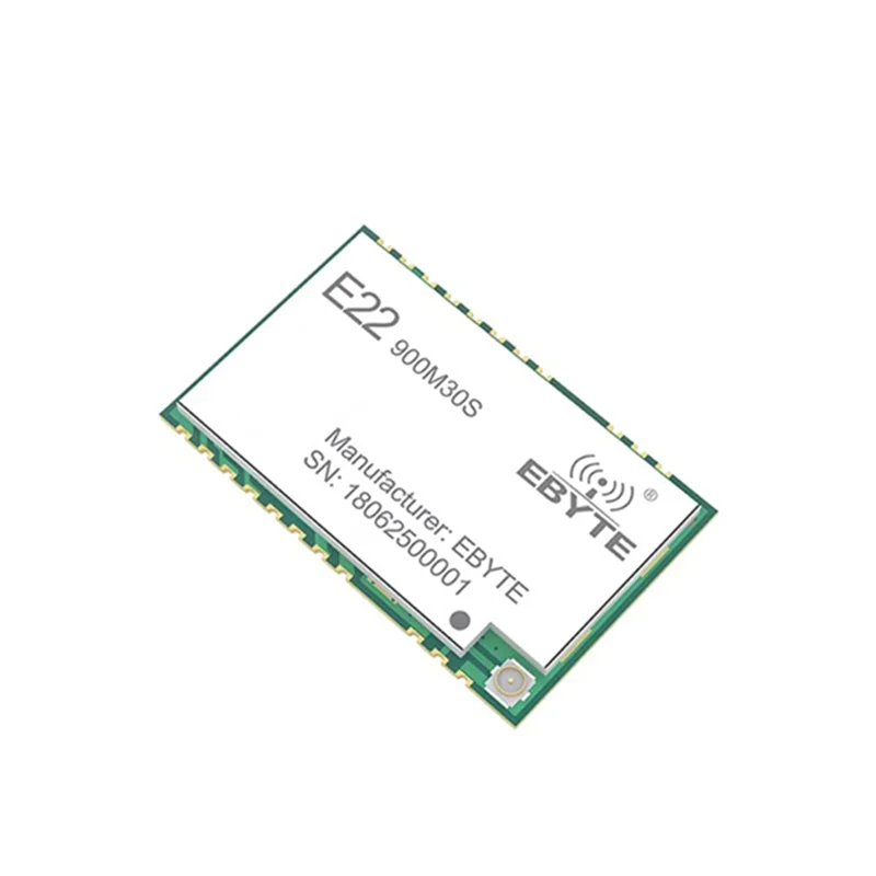 Módulo eficiente EBYTE SX1262 Lora 32Mhz TCXO de alta precisión 850-930Mhz 30Dbm 12Km interfaz SPI E22-900M30S baja potencia