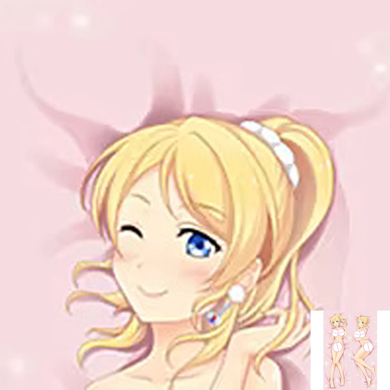 Dakimakura Anime Ellie 2 Side Printed Hugging Body Pillowcase Cushion Bedding Decor Pillow Cover 2024