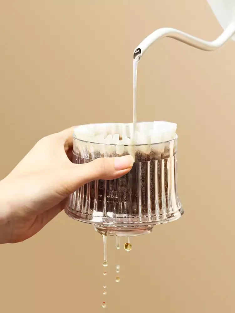كوب فلتر قهوة بالتنقيط يدوي على طراز البطل ، ورق ترشيح ، وعاء كيك على شكل وعاء ، عبوة من 50 ورقة