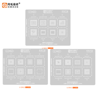 Amaoe BGA Reballing Solder Template Stencil for Samsung Exynos CPU 8895/7870/3475/9610/990/850/3830/7884/7885/1280 RAM 496/556