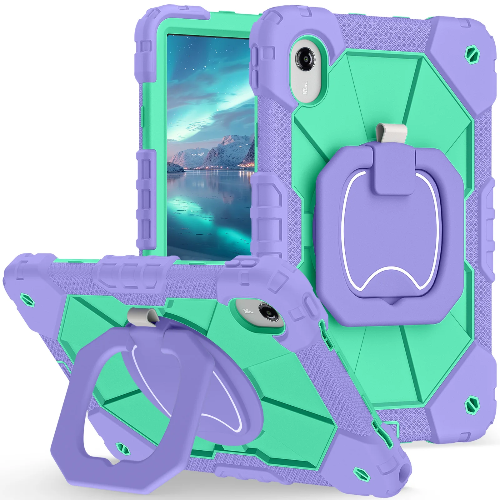 Rotation Bracelet Stand Case For Lenovo Idea Tab 11.0 TB-336 M11 2024 Xiaoxin Pad 11 2025 Heavy Duty Shockproof Hard Thick Cover