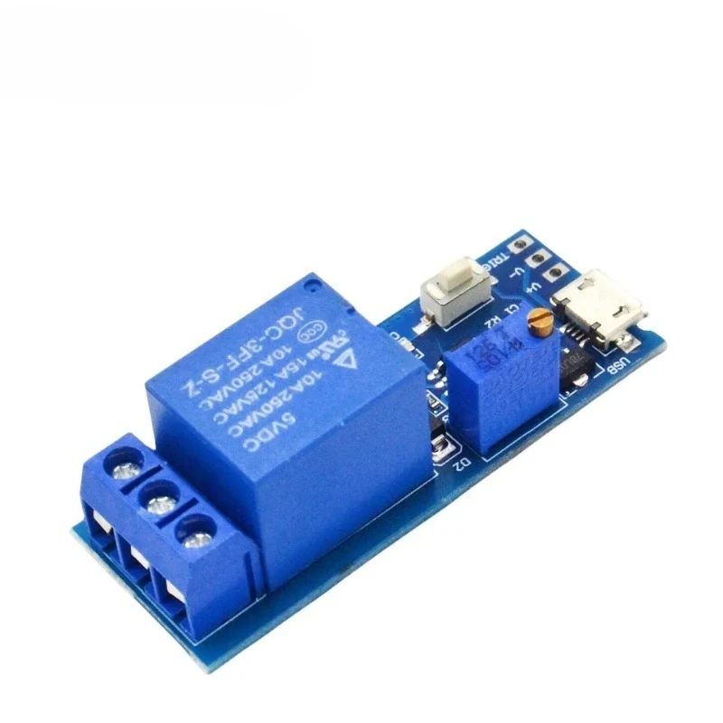 1pcs Wide Voltage 5V-30V Trigger Time Delay Relay Module Timer Module Delay Conduction Delay Switch