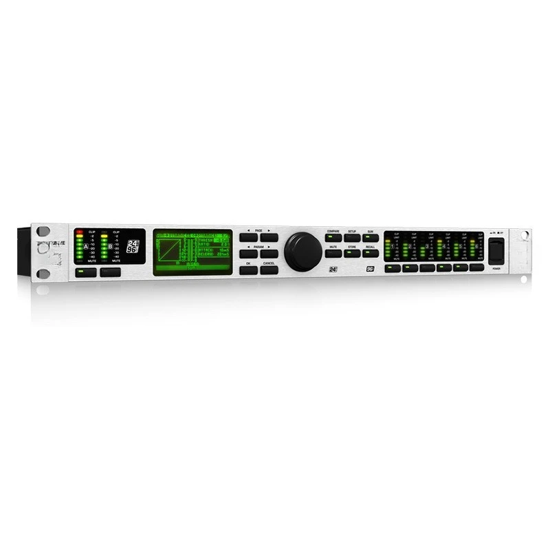 2 in 6 out audio processor, pressure limit delay frequency division