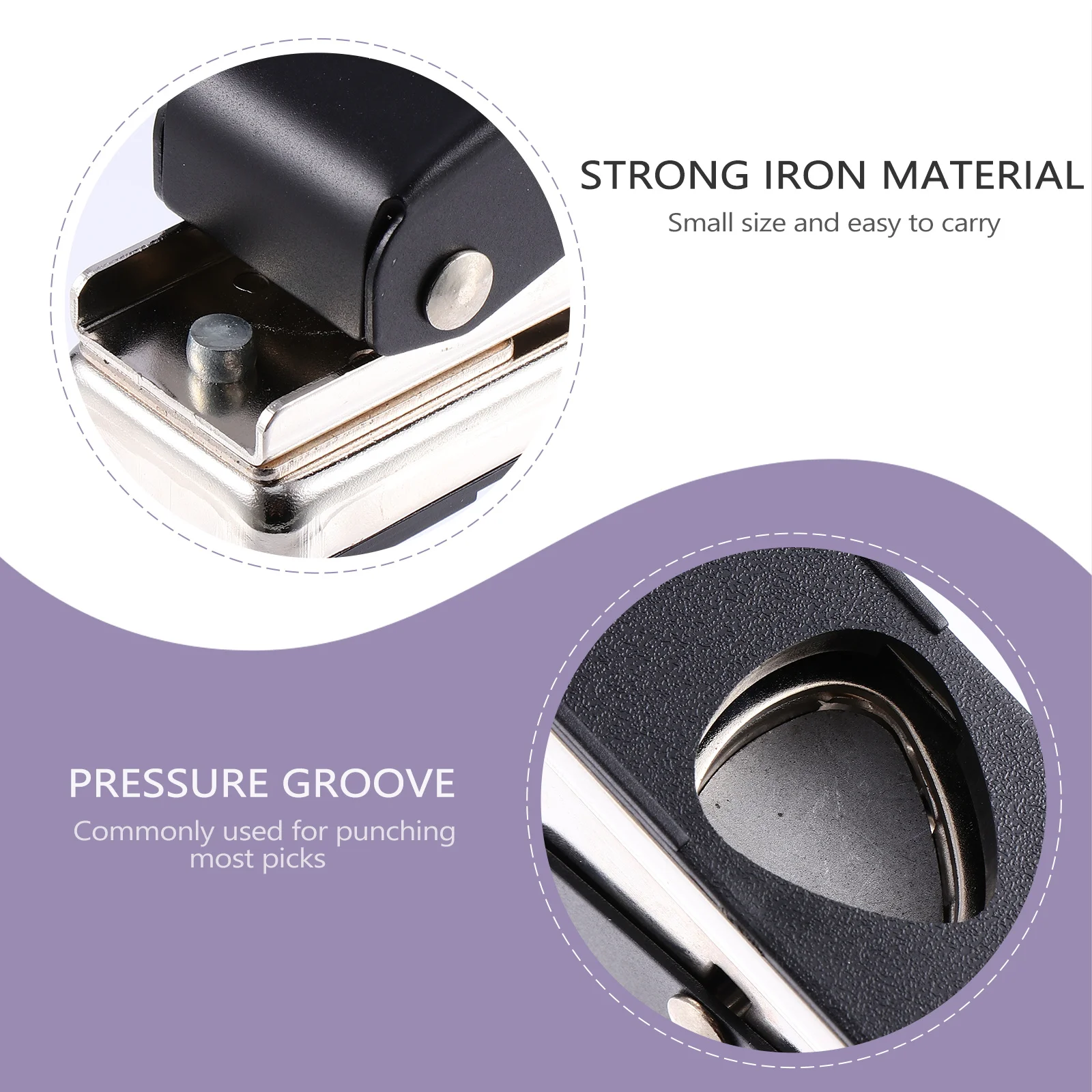 

1pc Guitar Punch Heavy Duty Maker Sandpaper DIY Tool Plastic Card Plectrum Guitarist Accessory