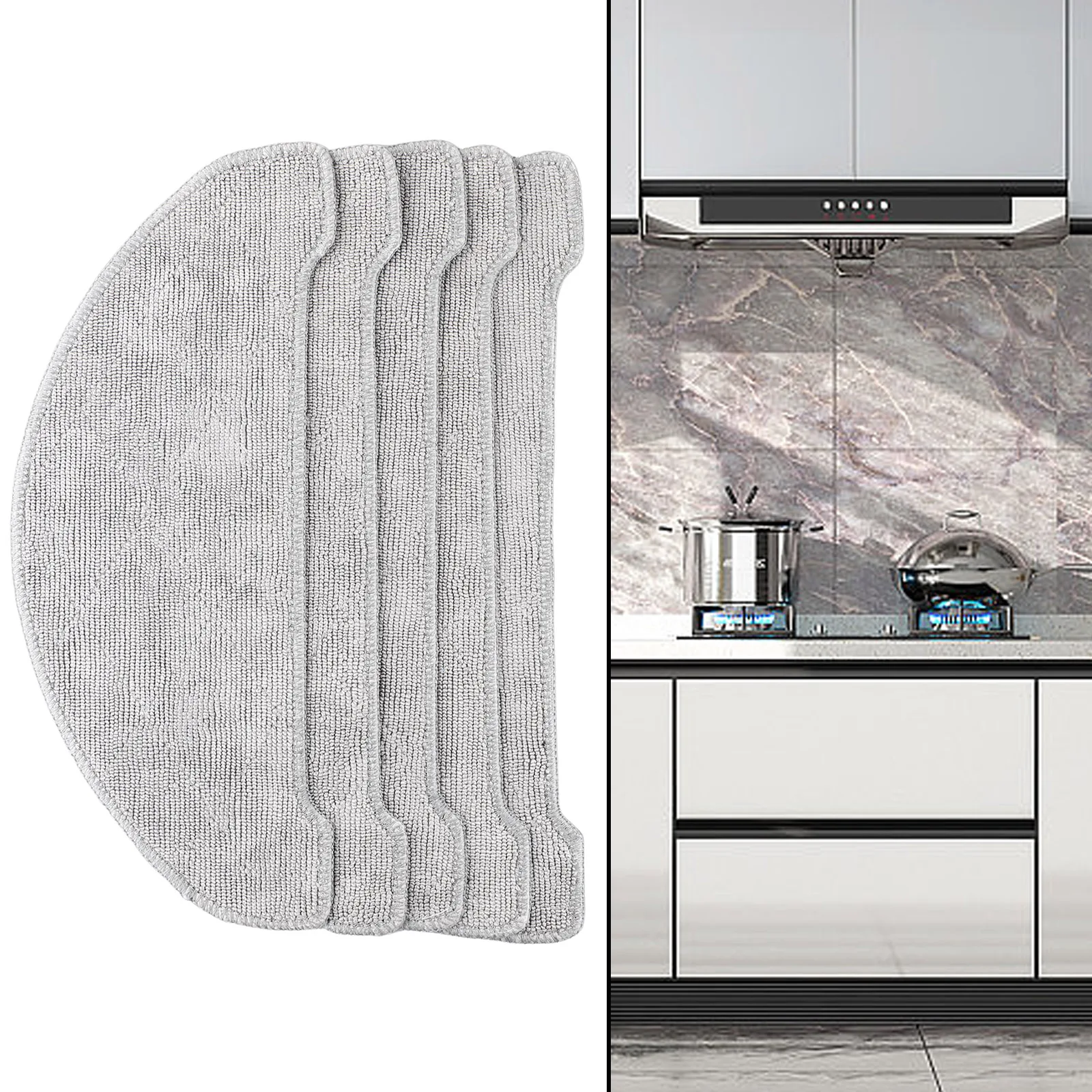 

Superior Cleaning PerFor For For Formance Mop Cloth For For For For Laresar For For L6 Pro For Ultenic T10 Pack of 5