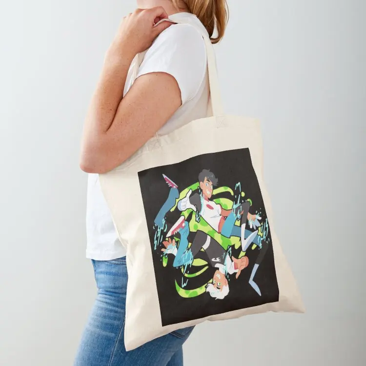 double sided Tote Bag foldable reusable bag Women's tote bag shoping