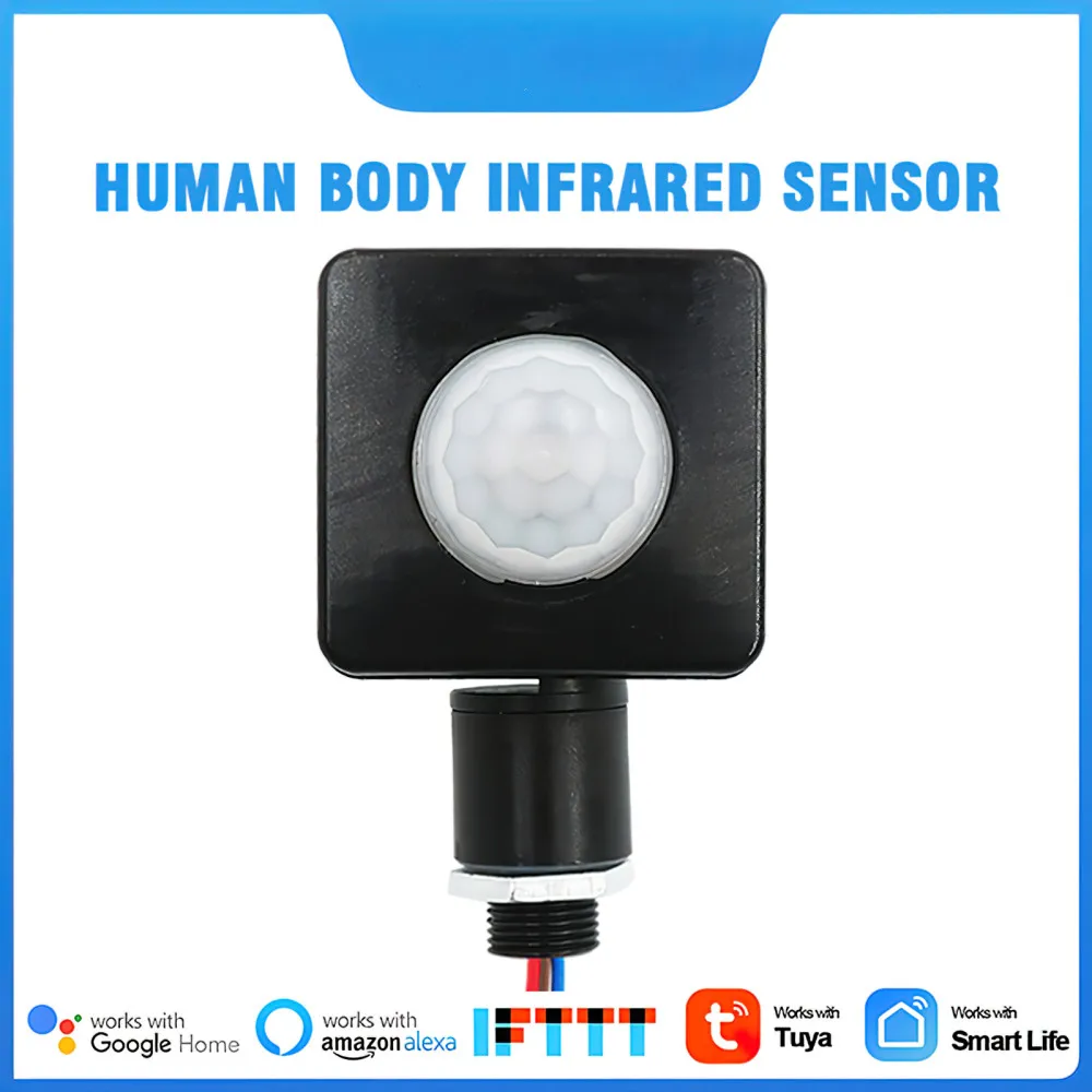 Mini Body Motion Infrared Sensor Ultra-thin LED Flood Light PIR Motion Infrared Body Sensor Switch Smart Life Control For Google