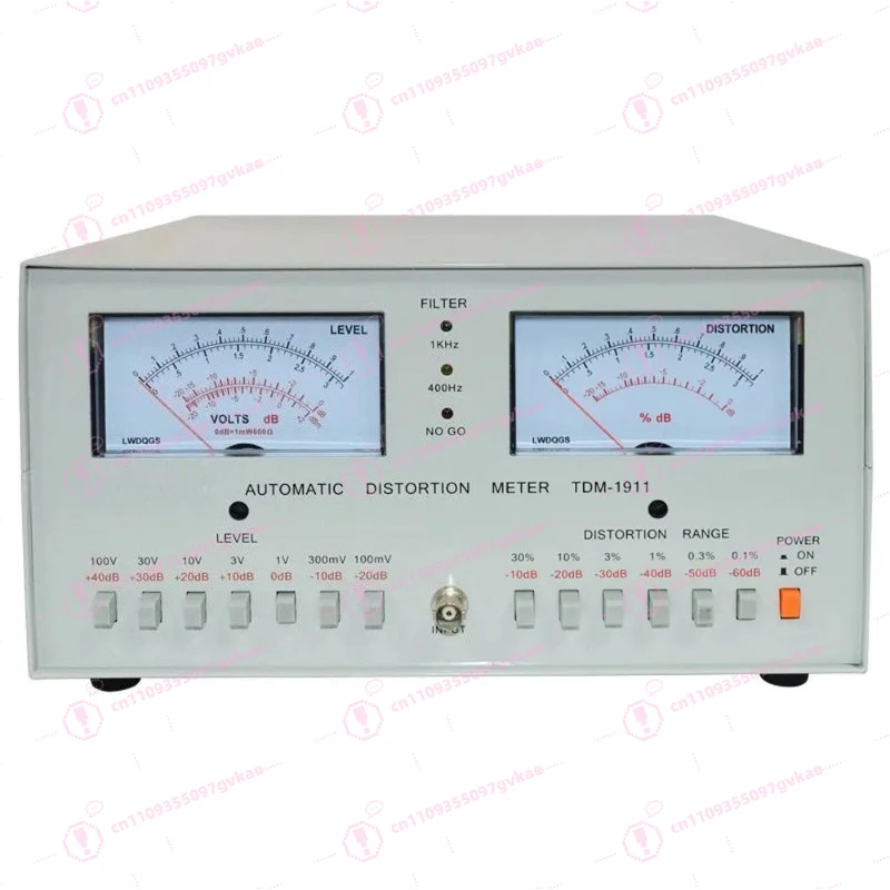 TDM1911 Audio Distortion Tester Detection Signal Waveform Purity Tester 400HZ ± 10% Two-point Frequency