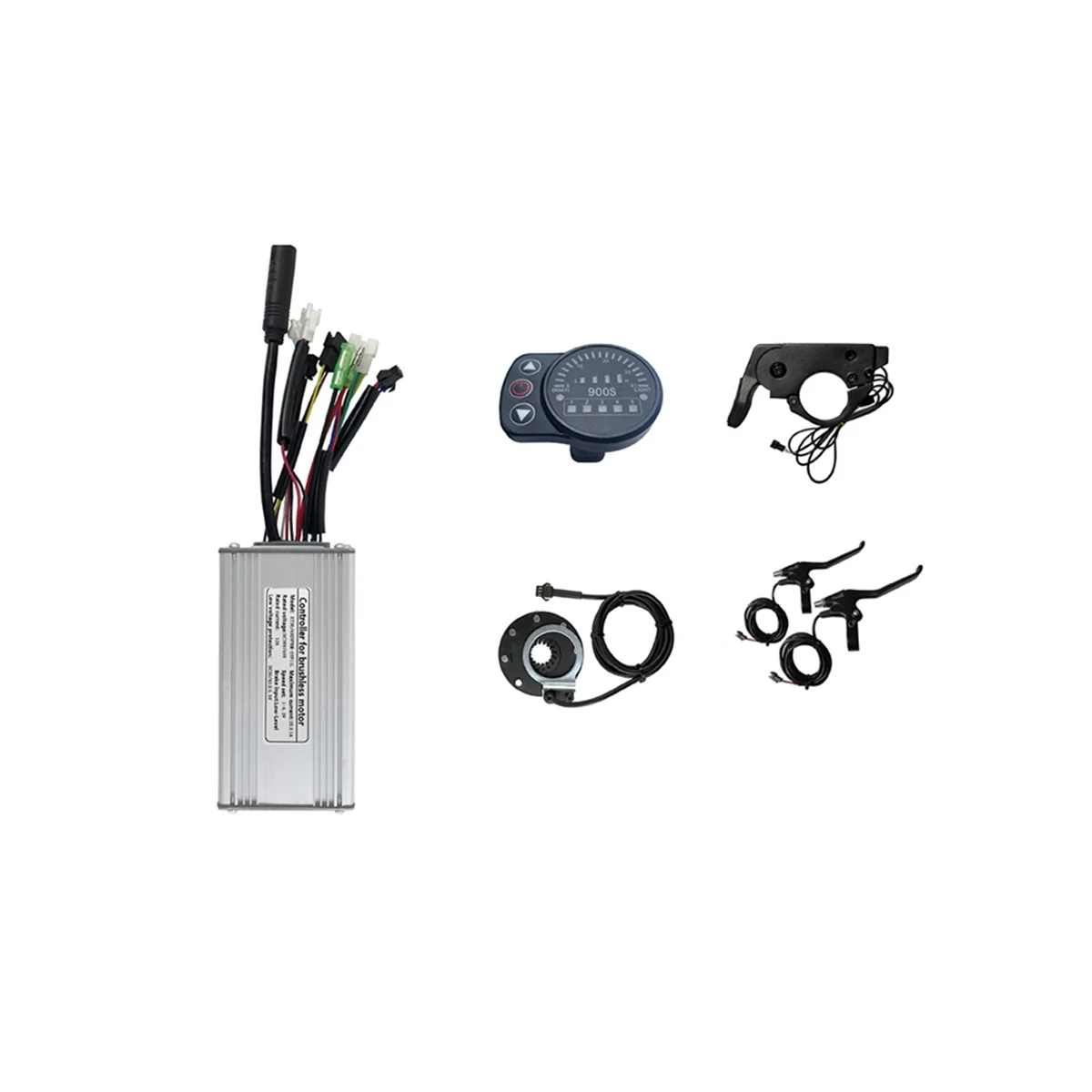 36V 48V 750W Electric Bicycle 25A Sine Wave Common Head Controller with LED900S Display Electric Bike Light Display