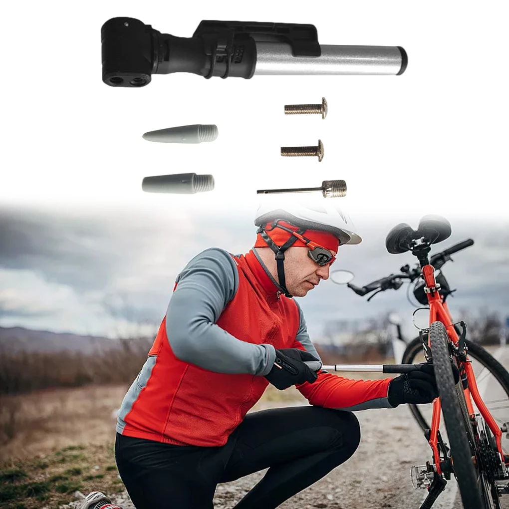 مضخة إطار الدراجة بتصميم عالمي أمريكي فرنسي عالي الضغط لألعاب السيارات الكهربائية على كرة الدراجة #6