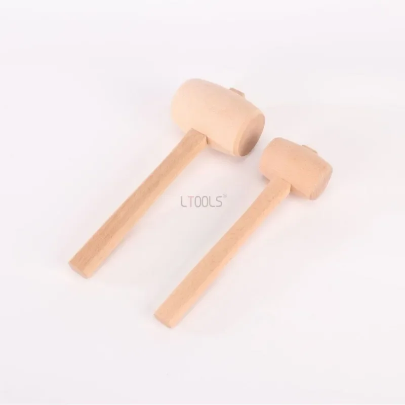 Martello di faggio per la lavorazione del legno Bastone di legno massello Scalpello per intaglio di carpenteria Martello speciale sorprendente Piccolo strumento di smontaggio fai da te fatto a mano