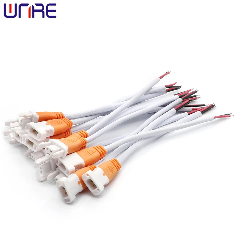 DC Flat Plug Power Male Female Cable 2P LED Panel Ceiling Light Connection Line 15cm Conversion Line LED Terminal Wire