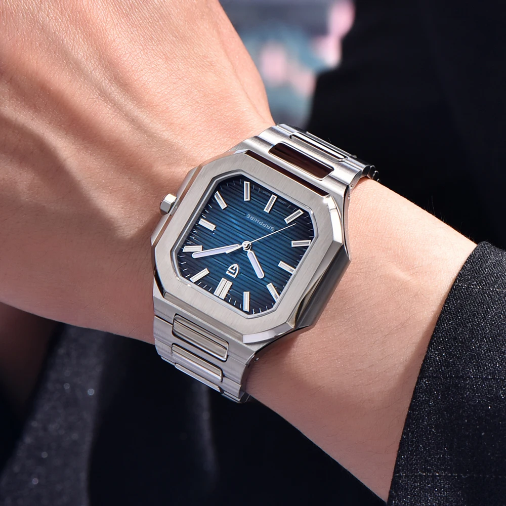 PAGANI DESIGN 2025 Nuovi orologi da uomo Orologi da uomo al quarzo di lusso leggeri Orologi impermeabili Vetro zaffiro da uomo in acciaio inossidabile