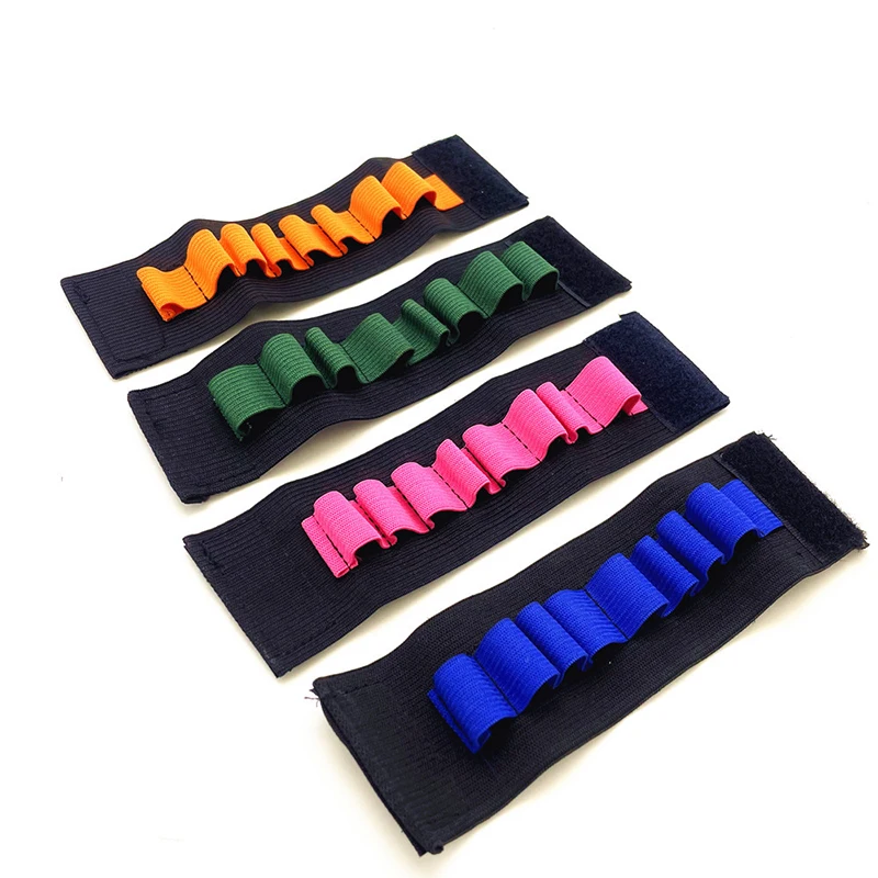 1PCS Carrier Bullet Pouch Wristband Wrist Tactical Cuff Bracer Wrist Support Wrister Kids Toy Foam Bullet For Nerf wholesale