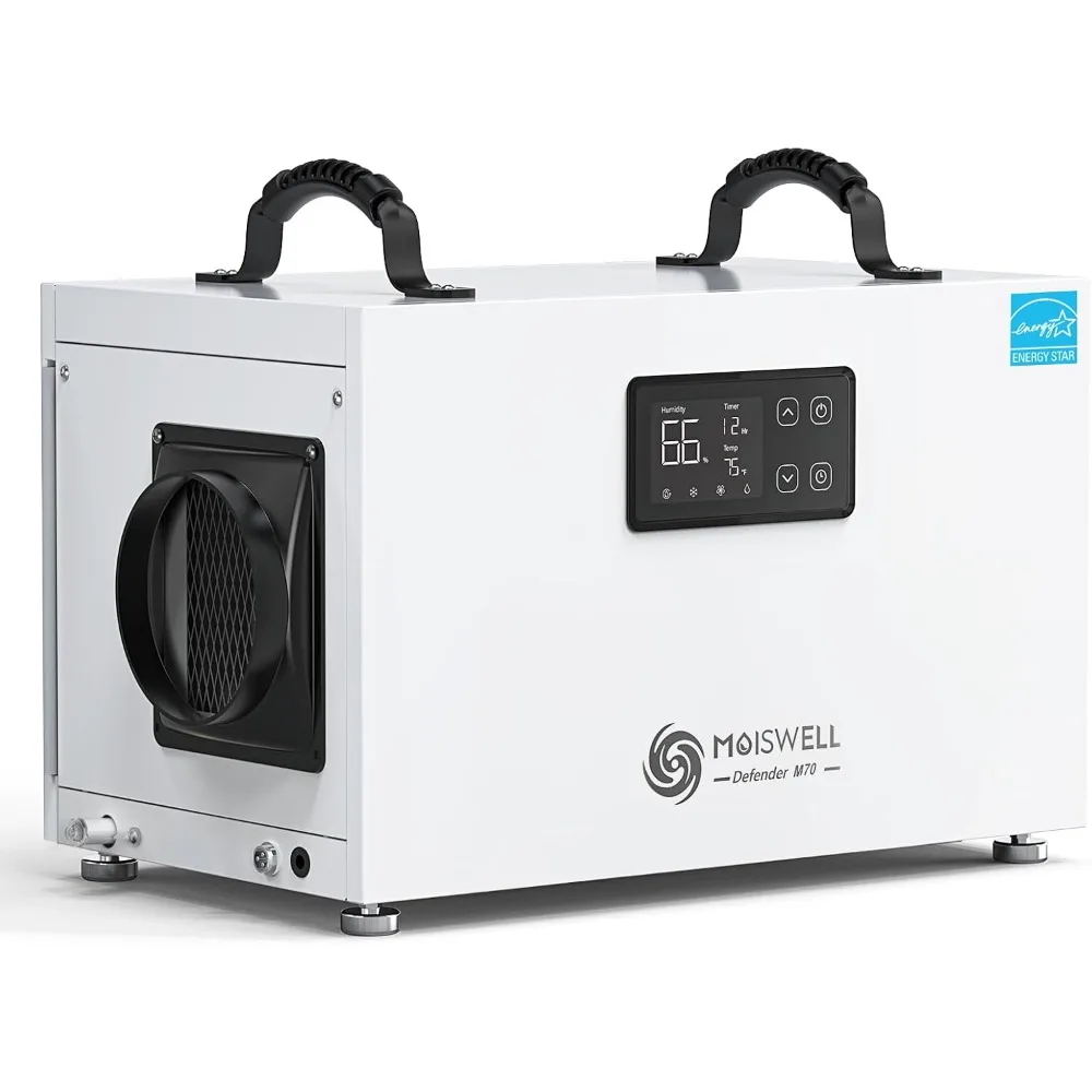 

145 Pints Commercial Dehumidifier for Crawl Space, Energy Star Certified Dehumidifier with Drain Hose Compact for Large Basement